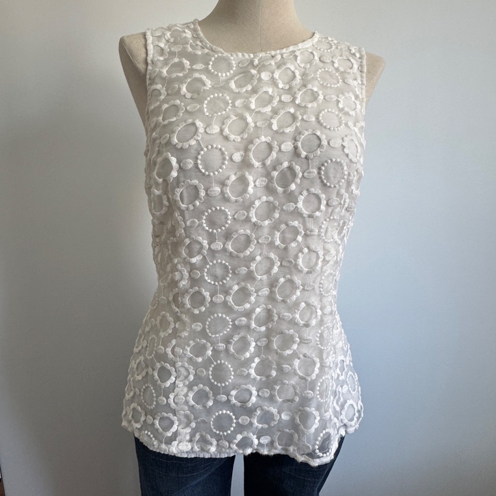 Van Heusen - Off White Camisole with Circle design